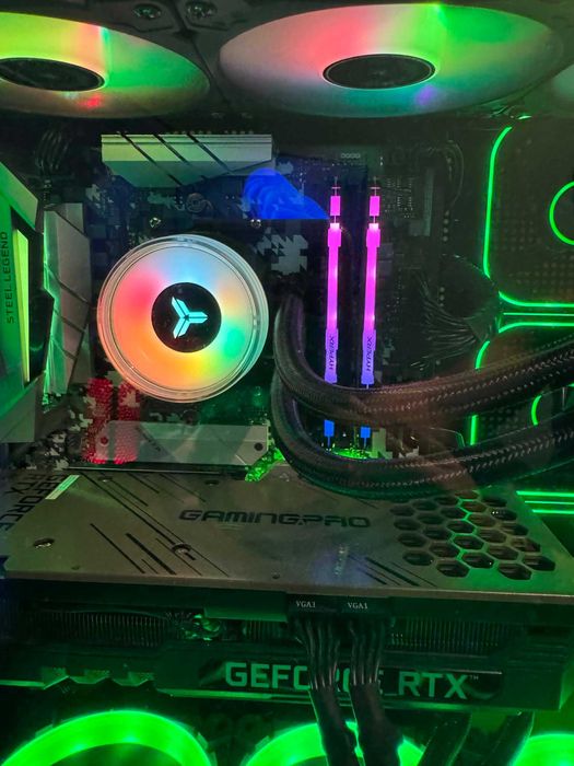 Геймърски Компютър - 16GB, 5700X3D - 3080 - AIO