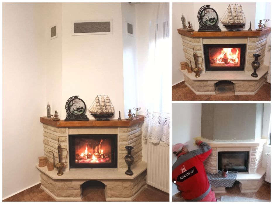 Șemineu - Montaj - Focar - Materiale