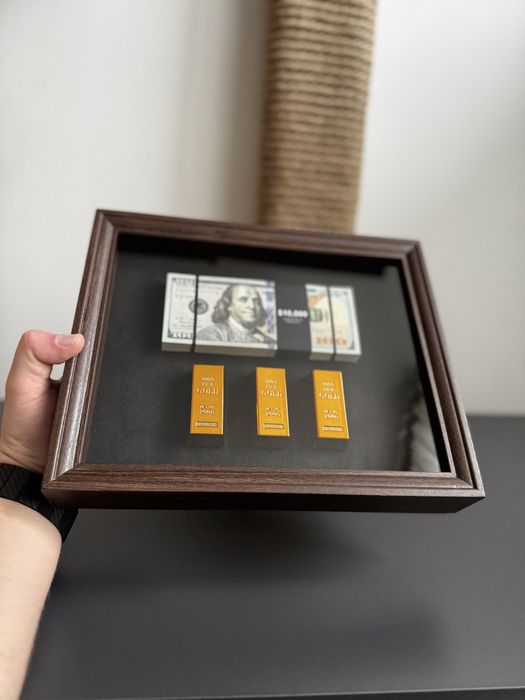 Tablou 3D Luxury – Cash & Gold