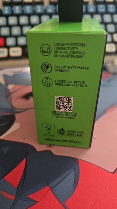 НОВИ геймърски слушалки  Razer Hammerhead PRO HYPERSPEED CROSS-PLATFORM  TWE