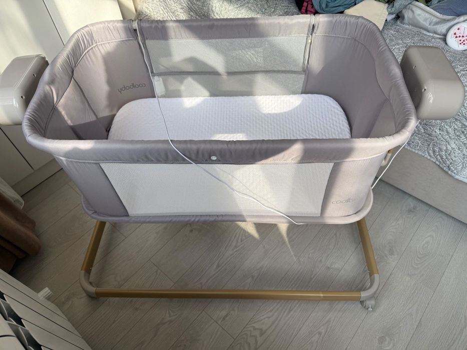 Детская приставная кроватка