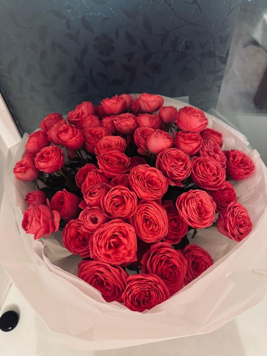 51 роза свежие кустовые