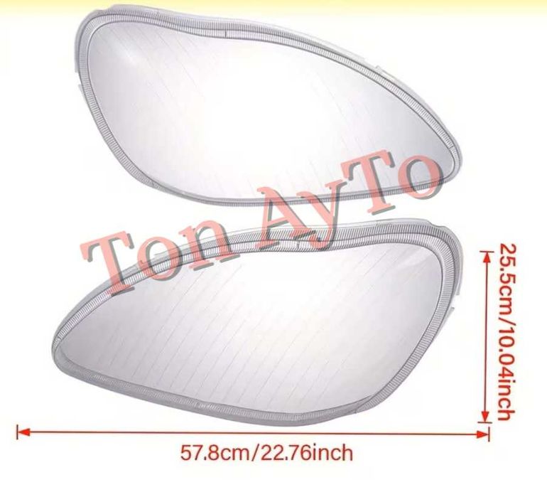 Капаци Фарове Мерцедес W220 Mercedes W220 1998 - 2006 S Класа Стъкла Фарове Капаци Комплект