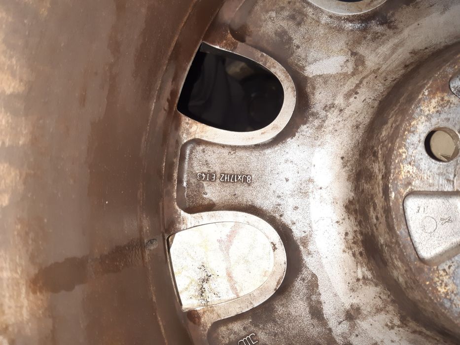 Set jante aliaj R17 Audi originale 8j ×17  et 43 5×112