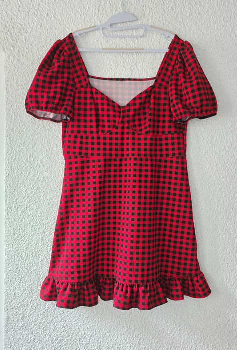 Карирана рокля ХЛ-2ХЛ