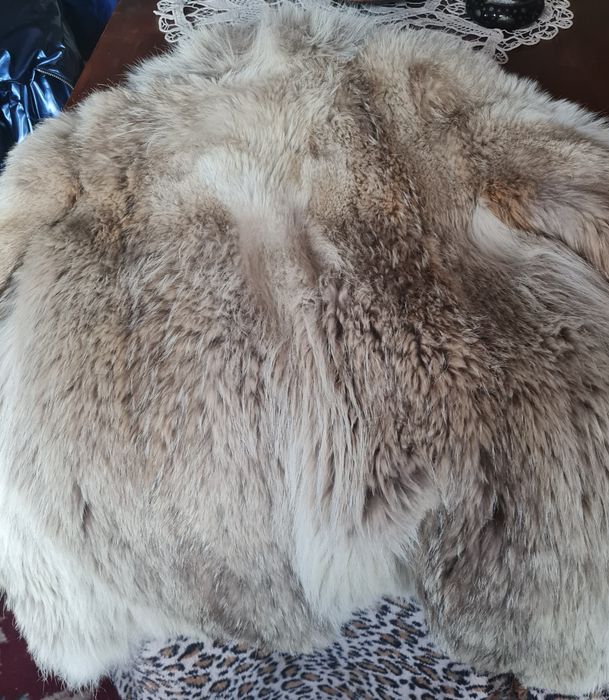 Haina de blana naturala vulpe