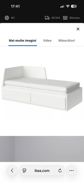 pat copii divan ikea