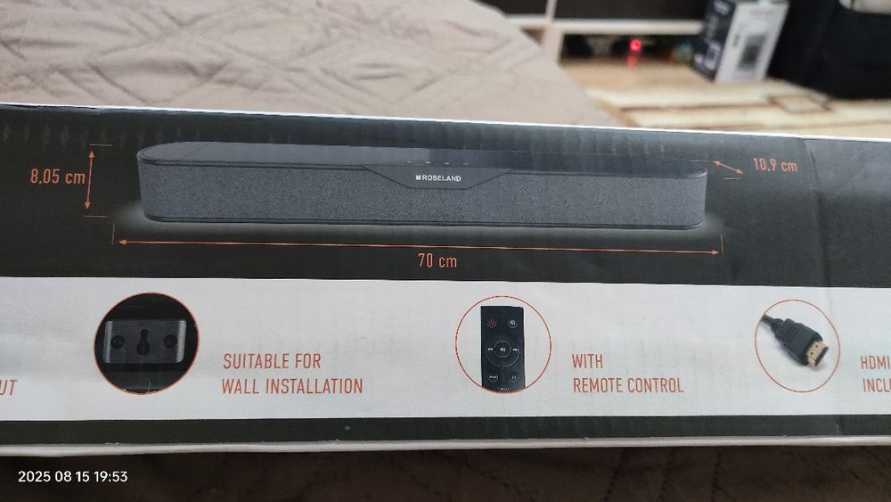 Roseland Saundbar stereo 2.0 BLUETOOTH