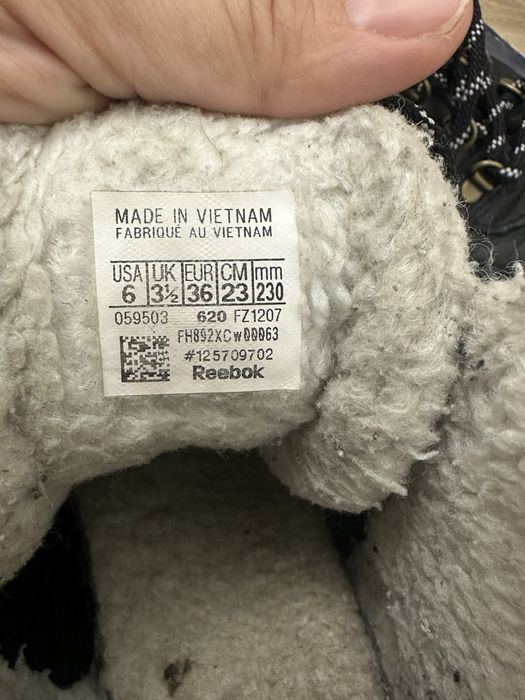 Кросовки зимние Reebok