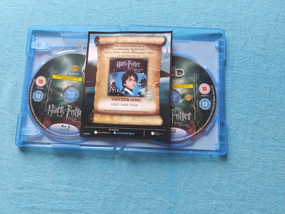 страхотен Blu-Ray  u  3D филм , Harry Potter  Deathly hallows 2