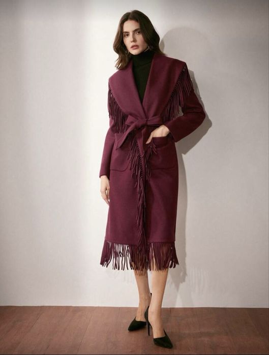 Палто с ресни, размер М