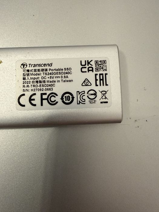 Ssd Transcend ESD240C 240Gb