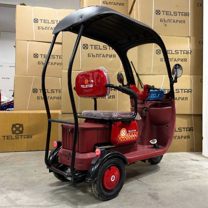 Триместна електрическа триколка TS 350-7 ROOF UNIVERSAL 2000W 25Ah