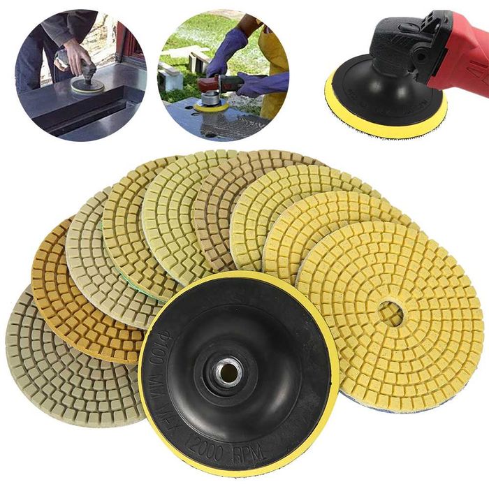 Диамантен Диск за Шлайфане и Полиране на Гранит, Мрамор и Камък