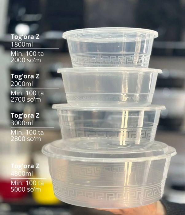 Одноразовая посуда Zeromax plast, Pet propck.