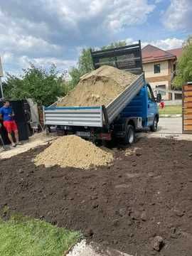 Nisip chisai piatra calcar asfalt frezat griblura granit miniexcavator