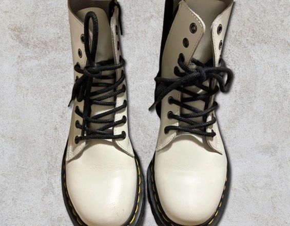 Ghete cu platformă Dr. Martens Jadon Alb 37 Unisex
