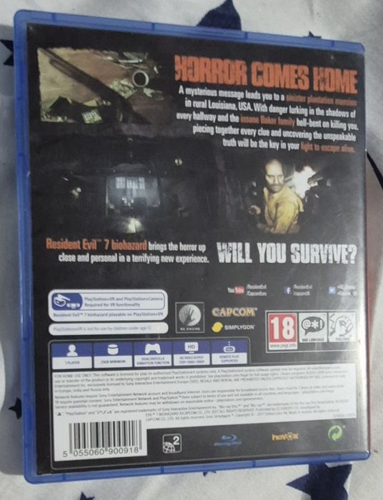 Resident evil biohazart ps4