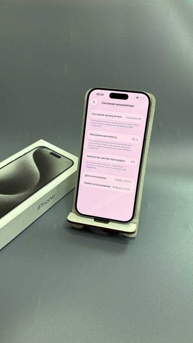 pple iPhone 15 Pro, 256гб, акб 86% (Степногорск 106/8659)