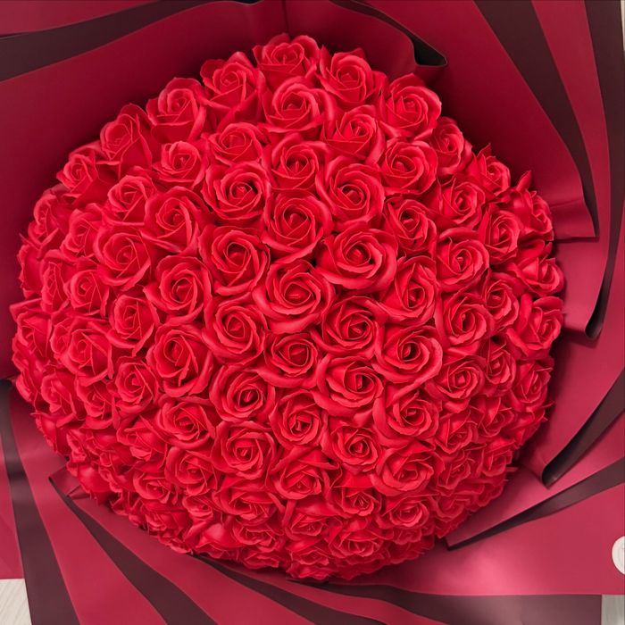 Buchet flori sapun