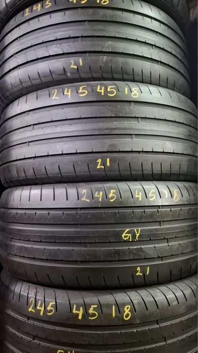 245 45 18 vând 4 anvelope vară Goodyear