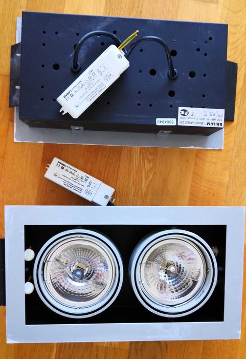Spot led incastrat 2 module (16 buc.)