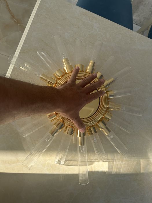 Светильник Crystal Lux Fair AP9 Gold D520