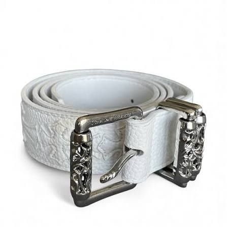 Chrome Hearts бял колан