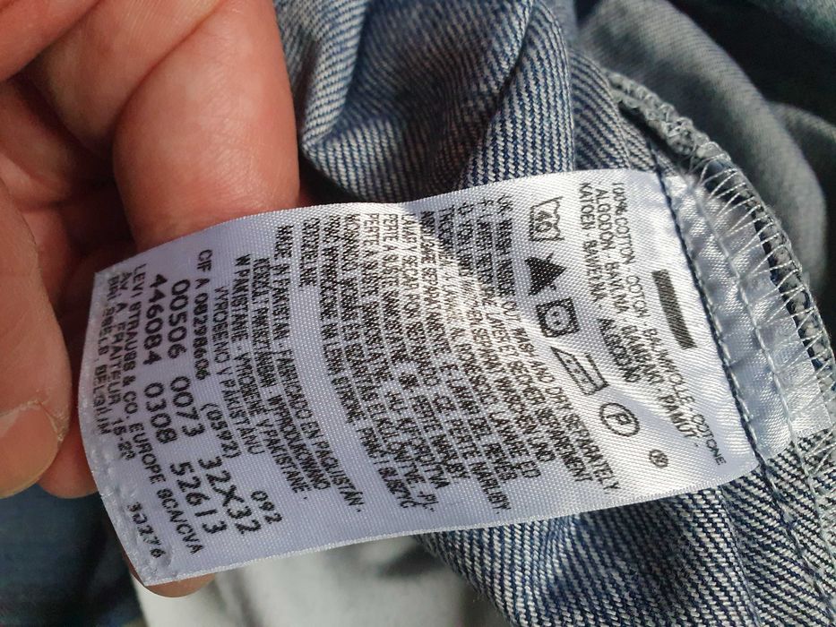 Blugi LEVI'S 506 Standard - Marime W32 L32 (Talie 84 cm)