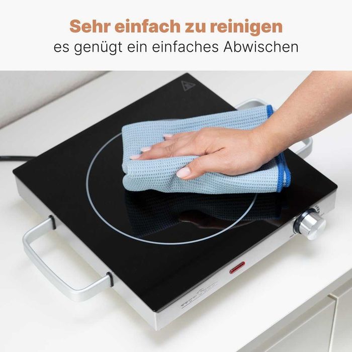 Инфрачервен стъклокерамичен плот ProfiCook, PC-EKP 1210, 2000 W, нов