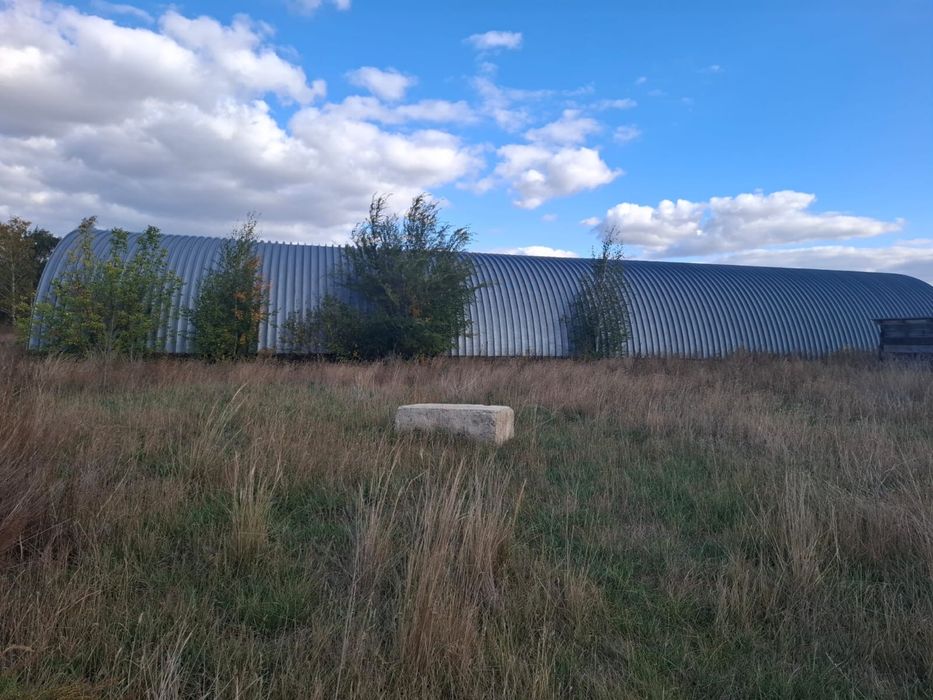 Продается участок с домом и ангаром