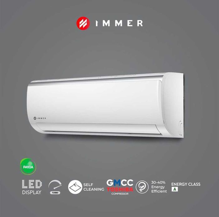 Кондиционер Immer Turbo 12 Гарантия и доставка в бонус Установщик есть