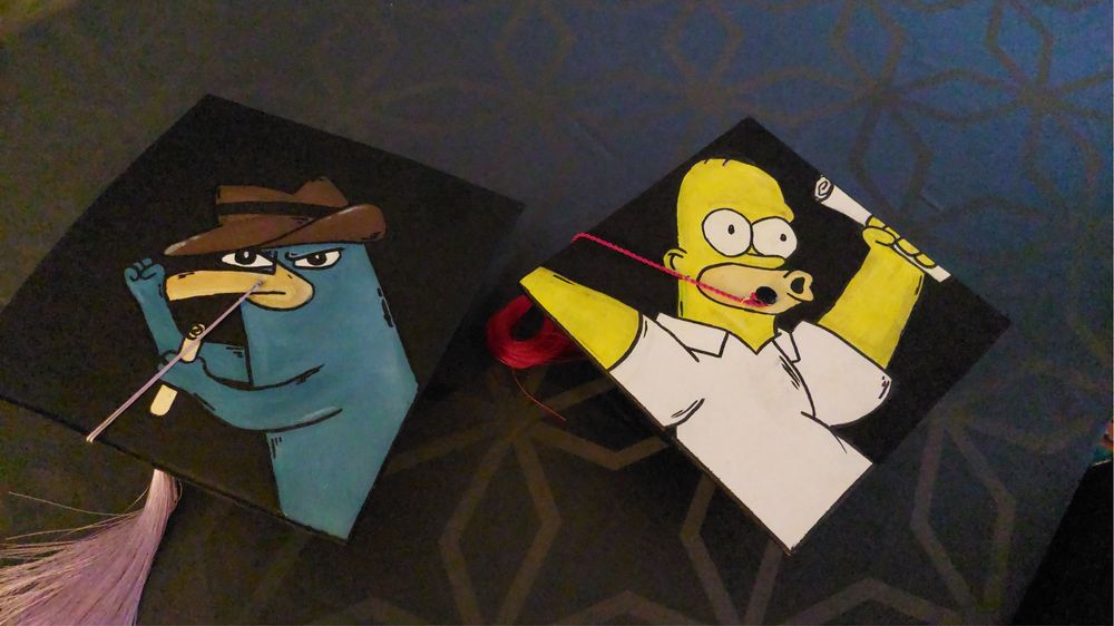 Toca de absolvire pictata