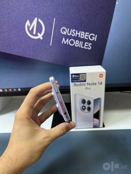 Srochno! Redmi Note 14 Pro 12/256gb Karobka bor!