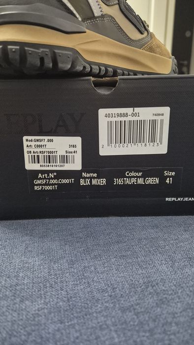 Sneakers Replay  Noi cu etichetă  Colecție Noua