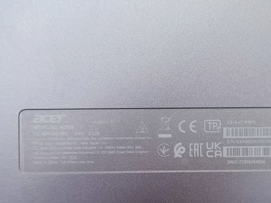 Лаптоп Acer Aspire 5 (A515-47)
Кратко описание
Снимки