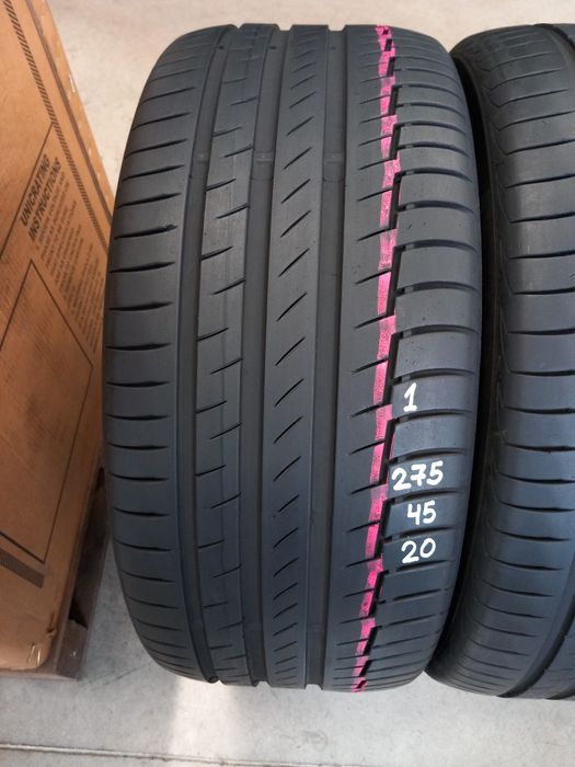 275/45/20- XL-4бр.Continental PremiumContact-Неразличими от НОВИ-DEMO