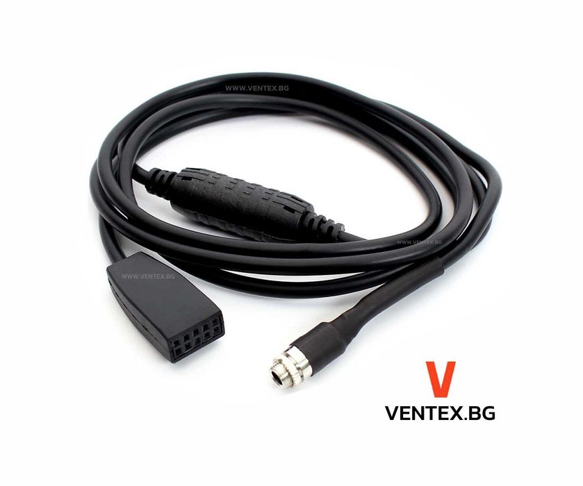 AUX кабел за BMW Е39, Е46, Е53, X5, БМВ Аукс + Гаранция
