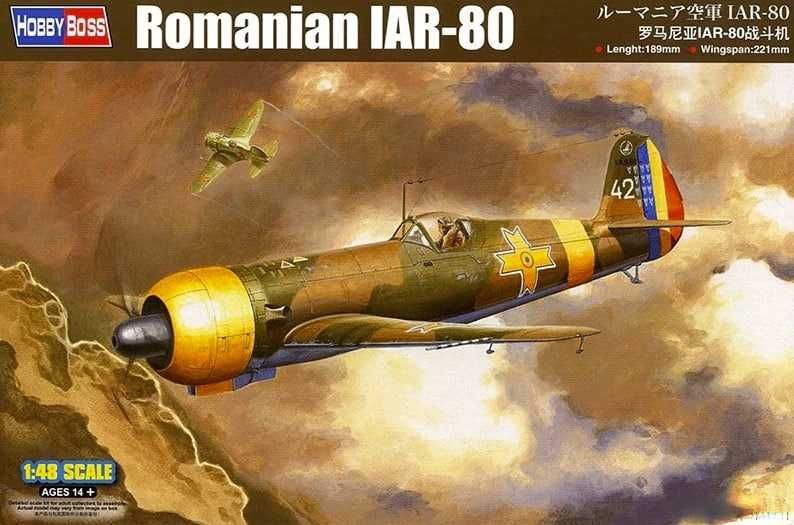 Сборная модель самолета IAR 80 (HobbyBoss, 1/48)
