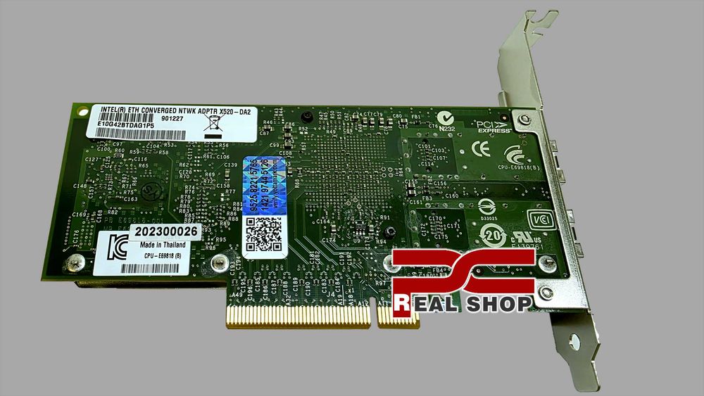 Сетевая карта Intel X520-DA2 2x SFP+ 10 Gb/s 82599ES