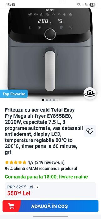 Friteuza aproape noua!