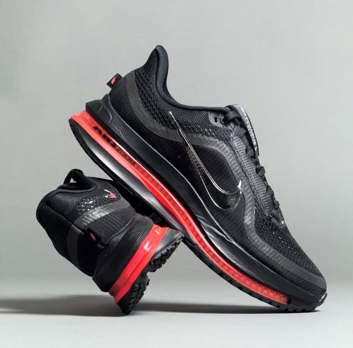 Нови мъжки маратонки Nike Pegasus premium black/ red