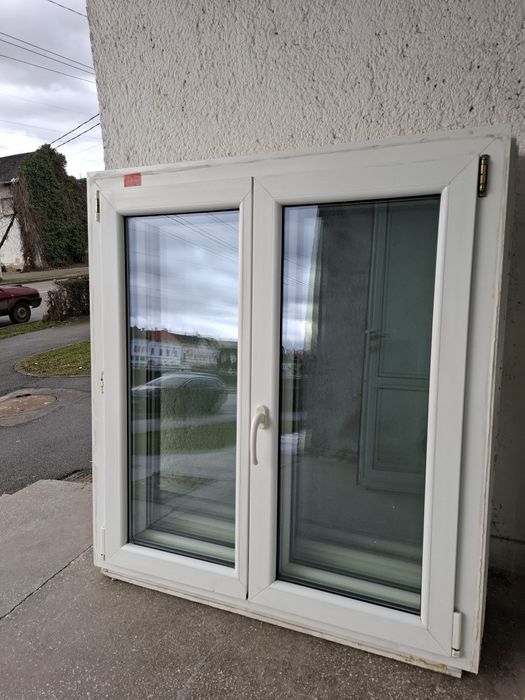 Geamuri dublu termopan PVC oscilobatante (7buc set)