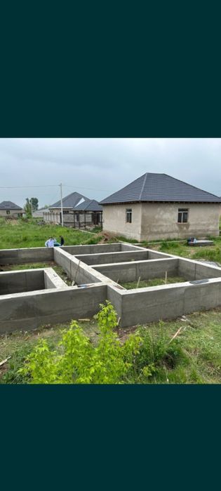 Заливка фундамент