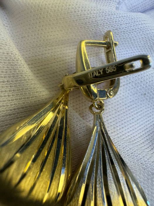 Золото 585  Серьги