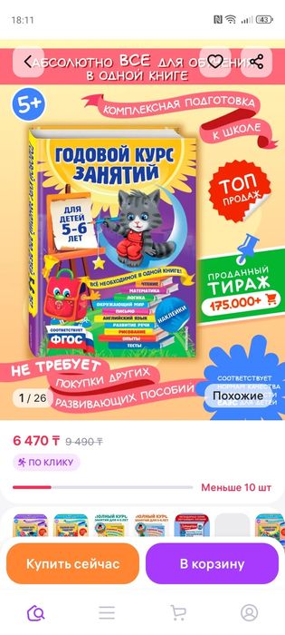 Годовой курс занятий