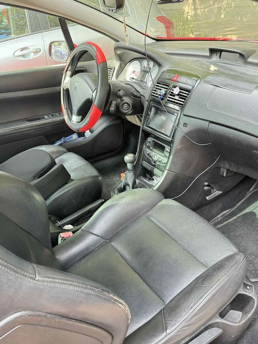 Пежо 307 CC кабрио червен