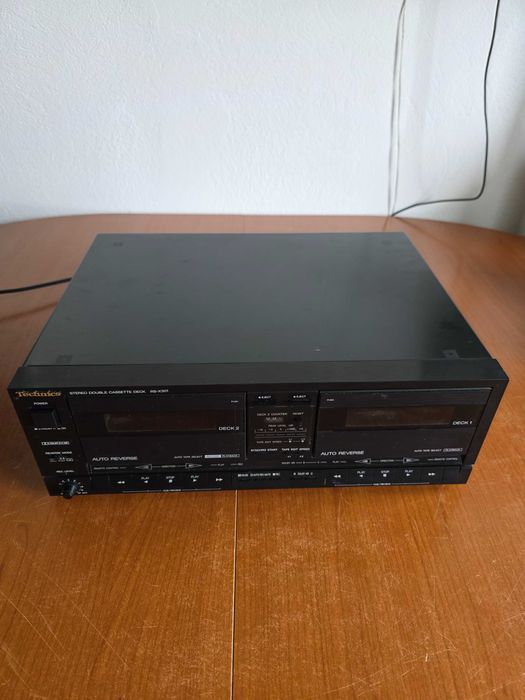 Technics RS-X301 dublu deck casetă auto reverse Made in Japan