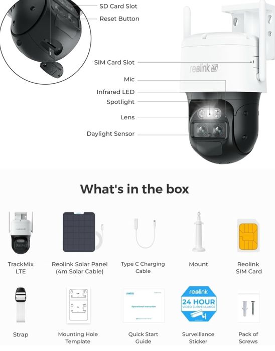 Reolink Track Mix LTE 4K + solar