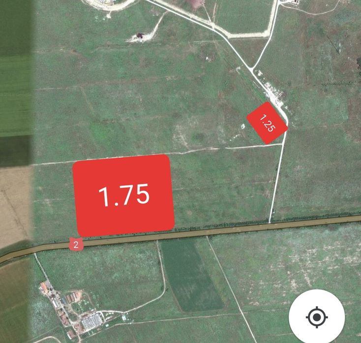 Pamant extravilan, 2 parcele a cate 17500mp respectiv 12500mp DN2